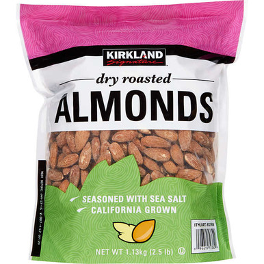 Kirkland Mandeln – trocken geröstet, 2.5 lbs