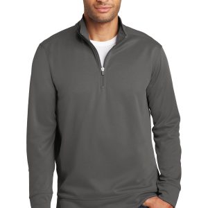Port & Company Sweatshirt – Herren, Performance, Fleece, Pullover, 1/4-Reißverschluss