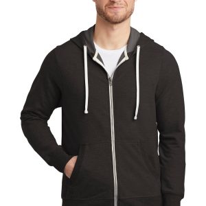 District Perfect Tri Kapuzenpullover – French Terry, durchgehender Reißverschluss – DT356