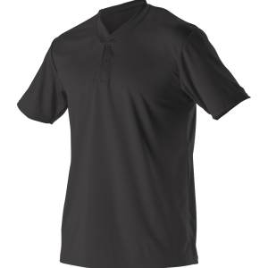 Alleson Henley-Shirt – Erwachsene, Baseball, Jersey, 2 Knöpfe