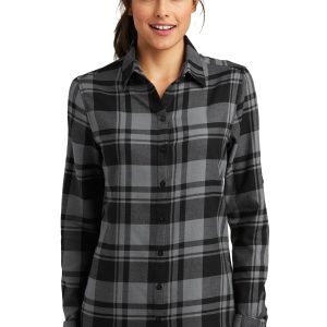 Port Authority Tunika – Damen, Karomuster, Flanell