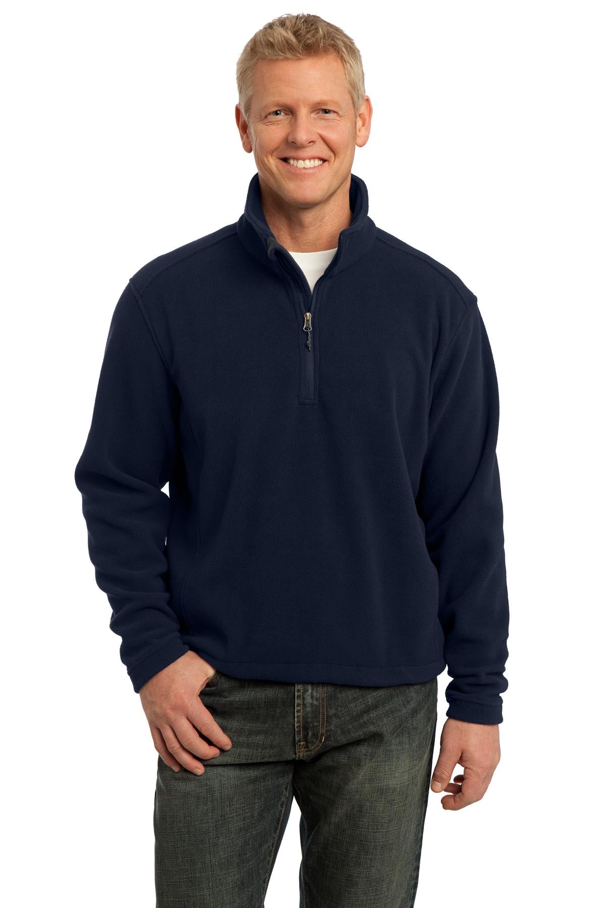 Port Authority Value Pullover – lange Größen, Fleece, 1/4-Reißverschluss – TLF218