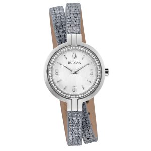 Bulova Quarz-Armbanduhr – Damen, Silberfarben – 30mm