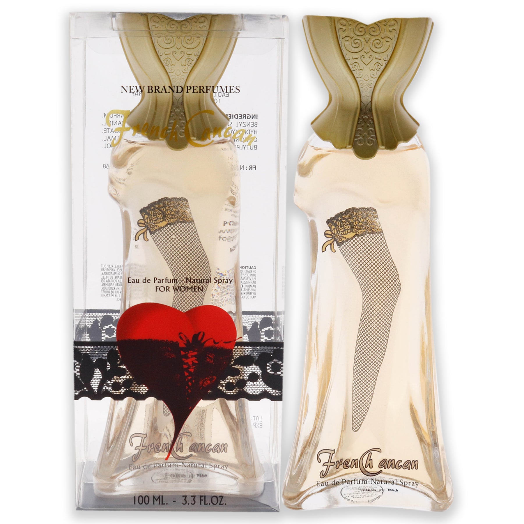 New Brand French Cancan – Eau de Parfum – Damen, 3.3 oz, Spray