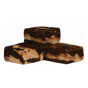 Schokoladen-Erdnussbutter-Fudge, 1/2 lb