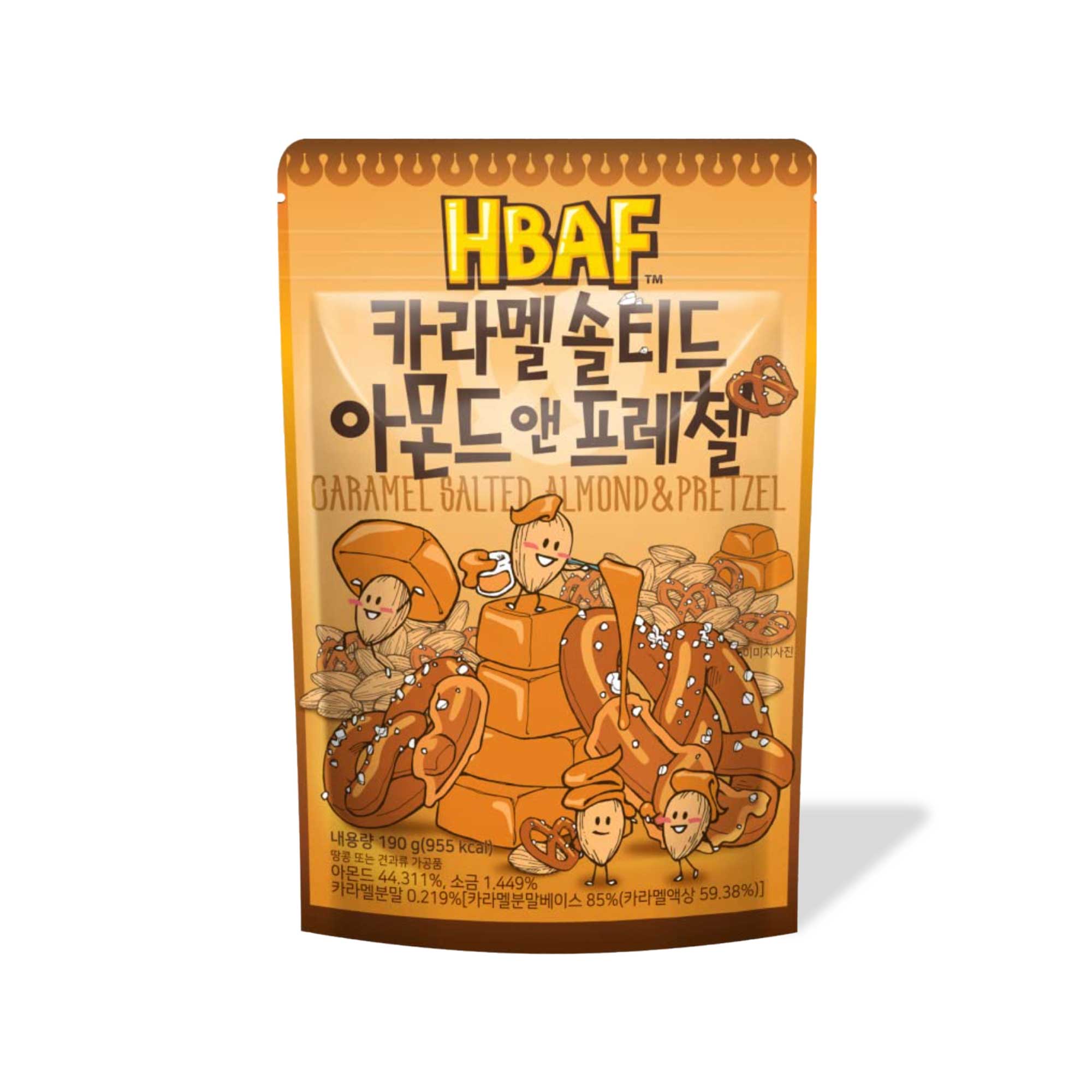 HBAF Salzbrezeln – koreanisch, Stil, Mandeln, Salzkaramell