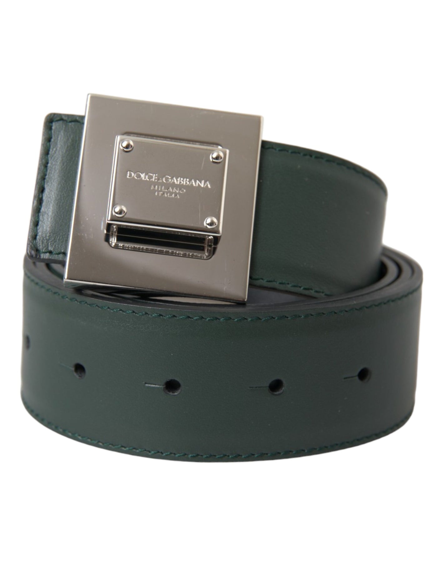 Dolce & Gabbana Gürtel – Kalbsleder, quadratisch, Metallschnalle, Damen, gebraucht – 7732520255548