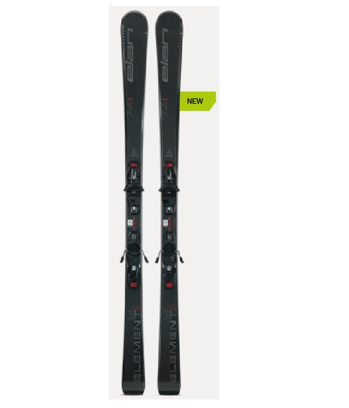 Elan Element 74 Black Skier mit Bindungen (EL 9.0) – Herren / 2026