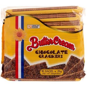 Butter Cream Schokoladen-Cracker, 10er-Pack, 25 G, 8.8 OZ