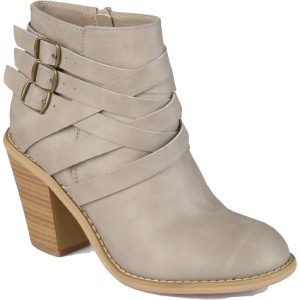 Stiefeletten – Riemen, gepolsterte Innensohle, mit Reißverschluss