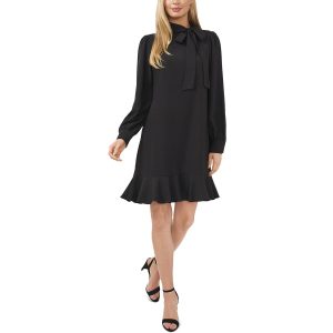 Minikleid – gerüscht, Saum, kurz