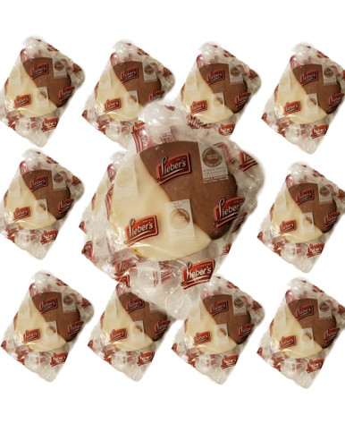 Lieber's Kekse – Pessach, schwarz, weiß, 8 Stück
