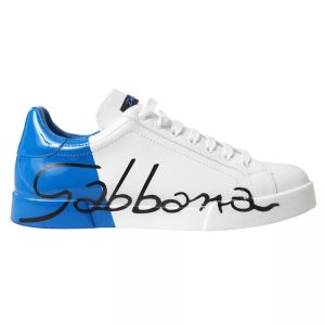 Dolce & Gabbana Sneaker – Leder, Logo, niedriger Schaft, Herren, Schuhe, gebraucht
