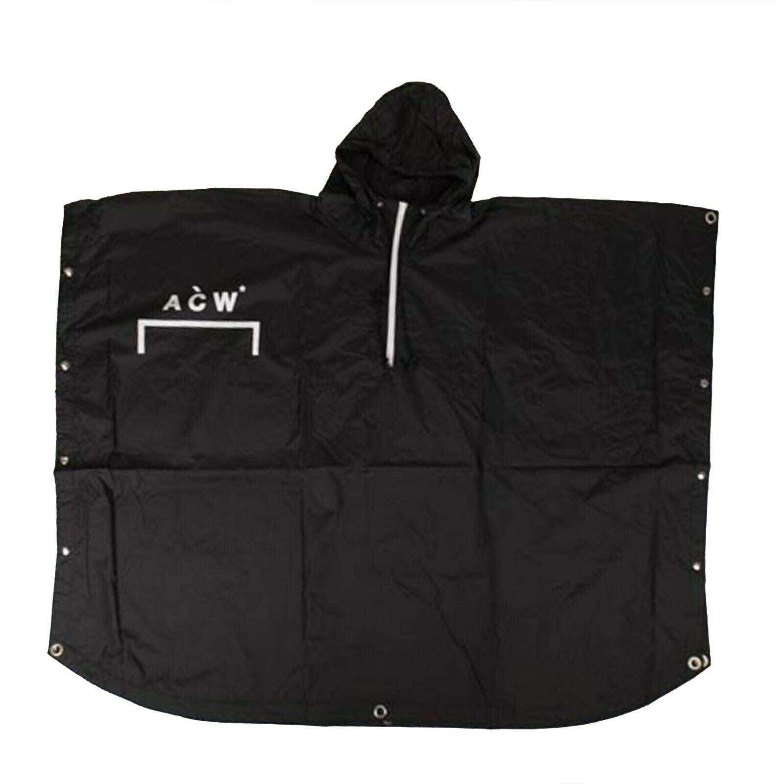 A-COLD-WALL* Regenjacke – Herren, Oversize, mit Kapuze, Schwarz