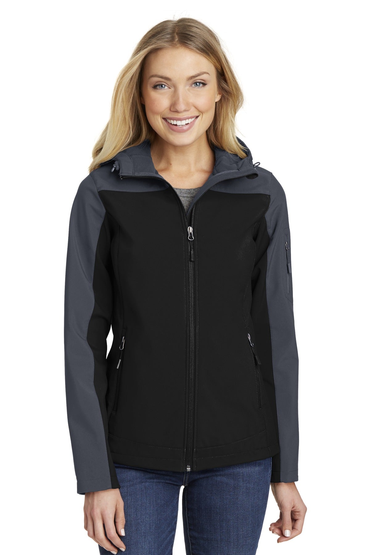 Port Authority Core Softshelljacke – Damen, mit Kapuze – L335