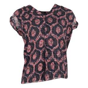 Isabel Marant Viskosebluse mit V-Ausschnitt und mehrfarbigem Paisley-Print