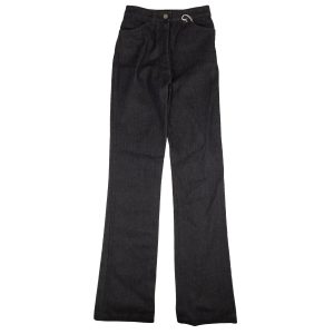 Baumwoll-Denim-Jeans – Schwarz