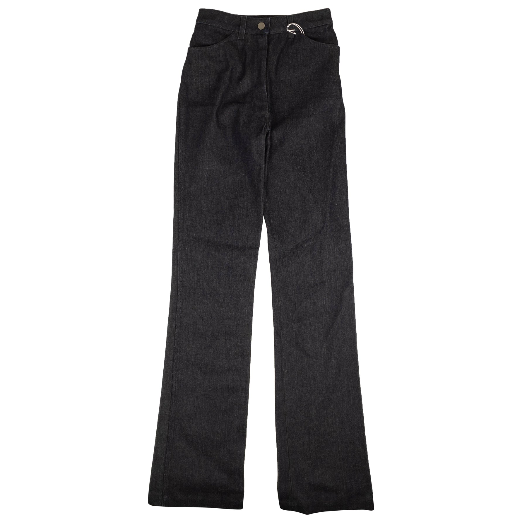 Baumwoll-Denim-Jeans – Schwarz