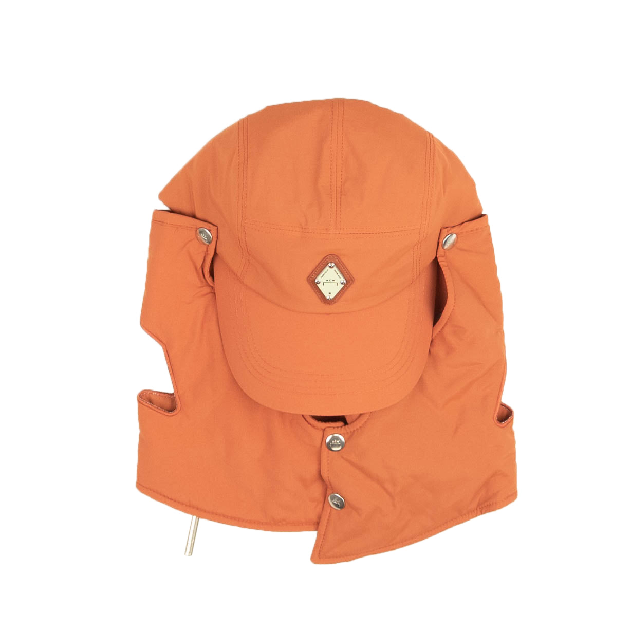 Baseballkappe – Herren, Orange, Klappe, Logo