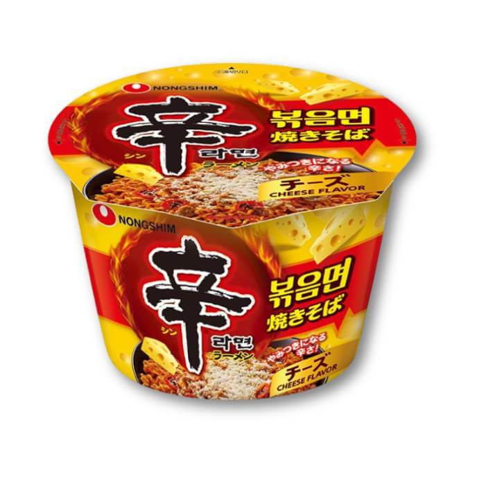 Nongshim Ramen – scharf, Käse, Yakisoba