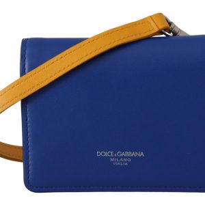 Dolce & Gabbana Kartenetui – Kalbsleder, Schulterriemen, Herren, Geldbörse