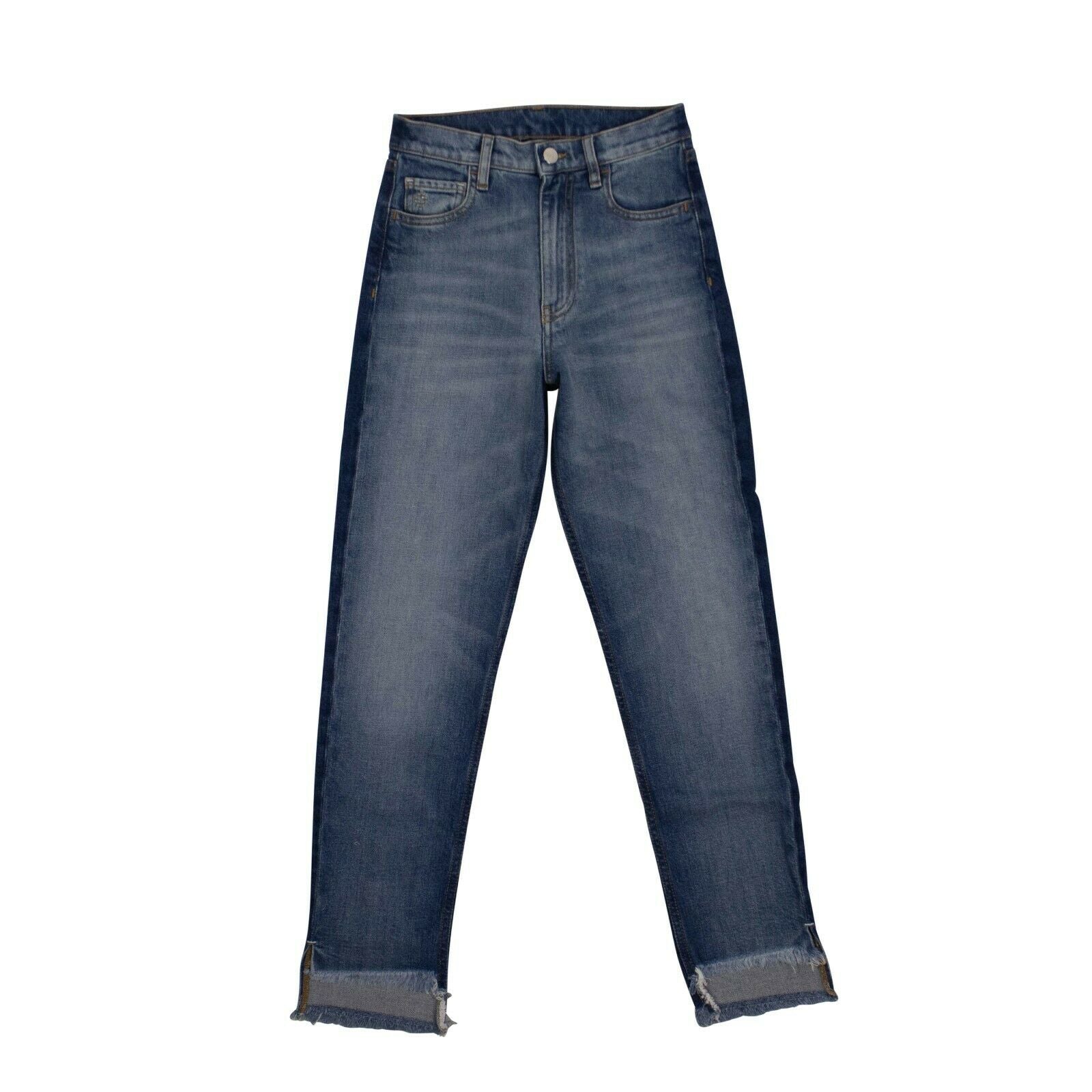 Jeans – Denim, Vintage, zweifarbig, schmal, Blau