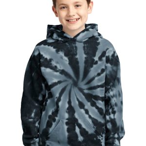 Port & Company Kapuzen-Sweatshirt zum Überziehen mit Batikmuster für Jugendliche
