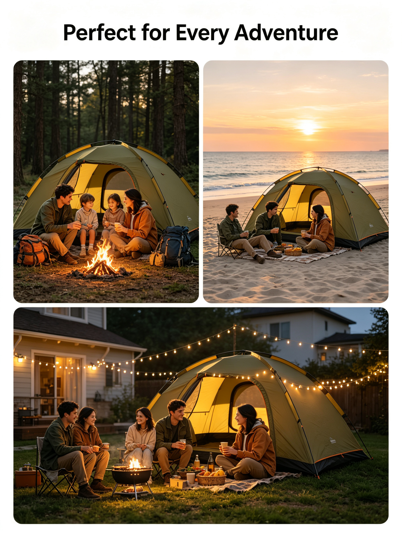 Mimajor Instant Pop-Up Camping Tent detail image